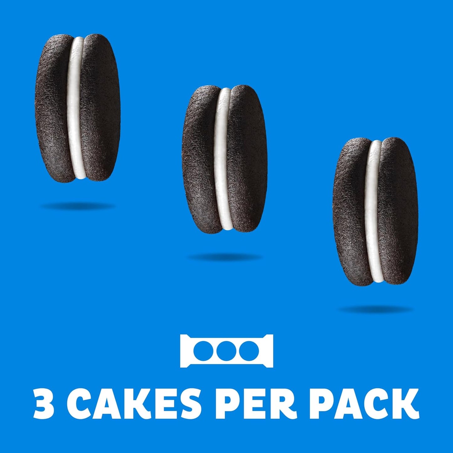OREO Cakesters Soft Cookies, 8 3.03 oz Snack Packs
