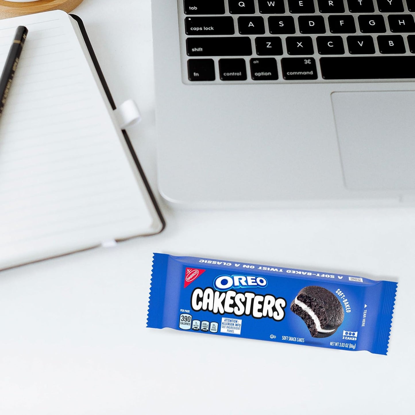 OREO Cakesters Soft Cookies, 8 3.03 oz Snack Packs